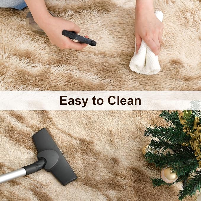 TWINNIS Super Soft Shaggy Rugs Fluffy Carpets, 4x5.9 Feet, Indoor Modern Plush - Image 6
