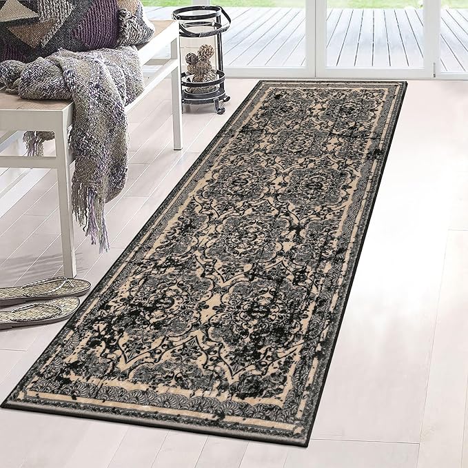 Vaukki Hallway Runner Rug, Vintage Shaggy Soft Laundry Rug Runner, Non Slip - Image 7