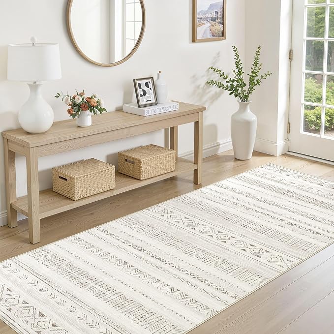 cotiled Washable 3x8 Runner Rugs: Washable Boho Rugs - Image 5