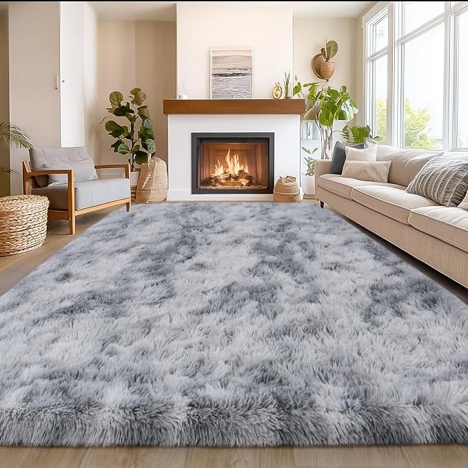 Area Rug for Living Room 6x9, Ultra Soft Shaggy Area Rugs for Bedroom, Upgrade - Image 5