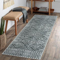 Wonnitar Washable Kitchen Runner Rug 2x6, Moroccan Grey Runners by Wonnitar