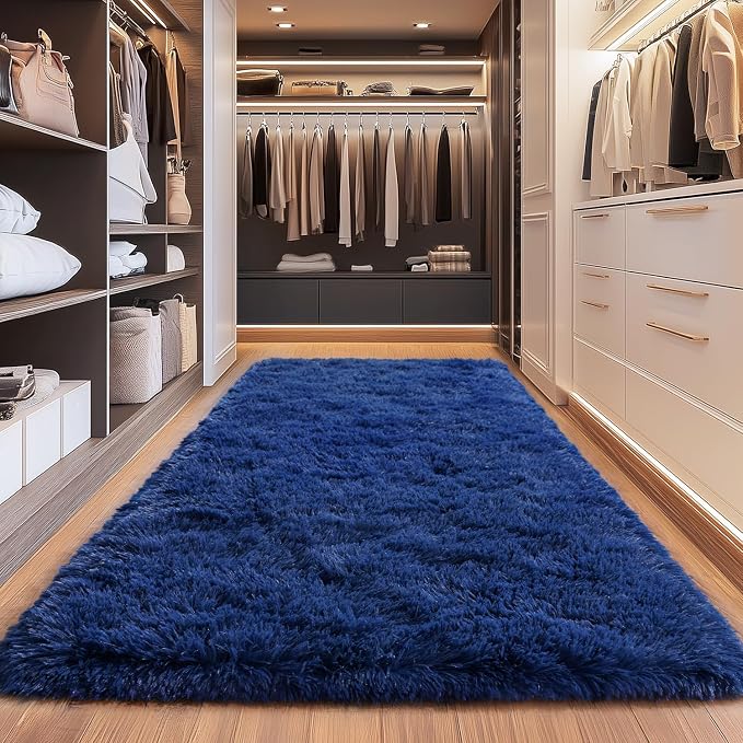 Shag Area Rugs for Living Room, Soft Fuzzy Plush Rugs, Upgrade Anti-Skid Modern - Image 4