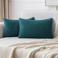 MIULEE Pack of 2 Decorative Lumbar Throw Pillow Covers 12x20 Inch Soft Boho by MIULEE