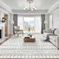 Miukiki 10x14 Area Rugs for Living Room Moroccan Washable Rugs Non Slip Indoor by Miukiki