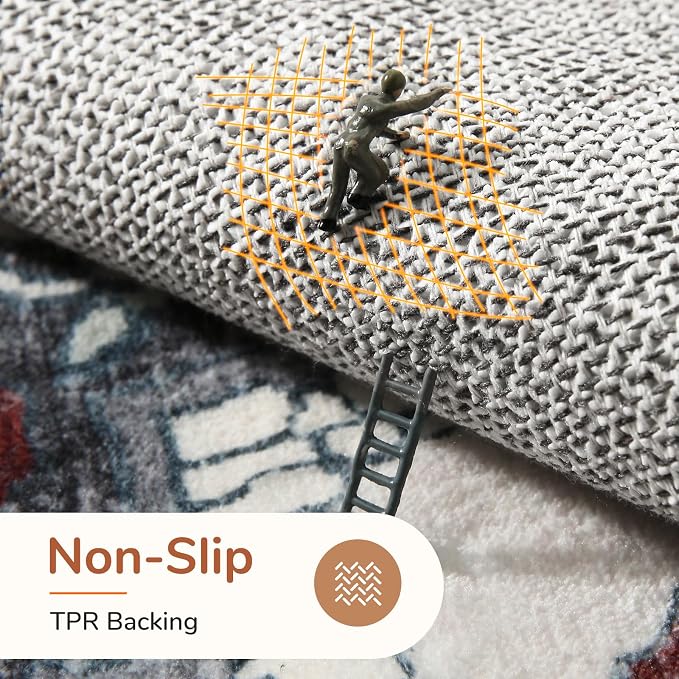 OPPODREAM Soft 6x9 Area Rugs, Washable Rug 6x9 - Image 4