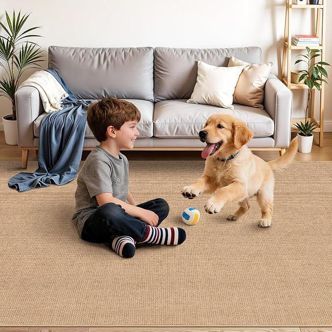 3x10 Runner Rug for Hallways: Washable Non Slip Kitchen Extra Long Jute Runners - Image 8