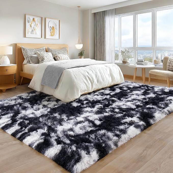 Area Rugs 9x12 Living Room, Ultra Soft Shaggy Fluffy Rug - Image 7