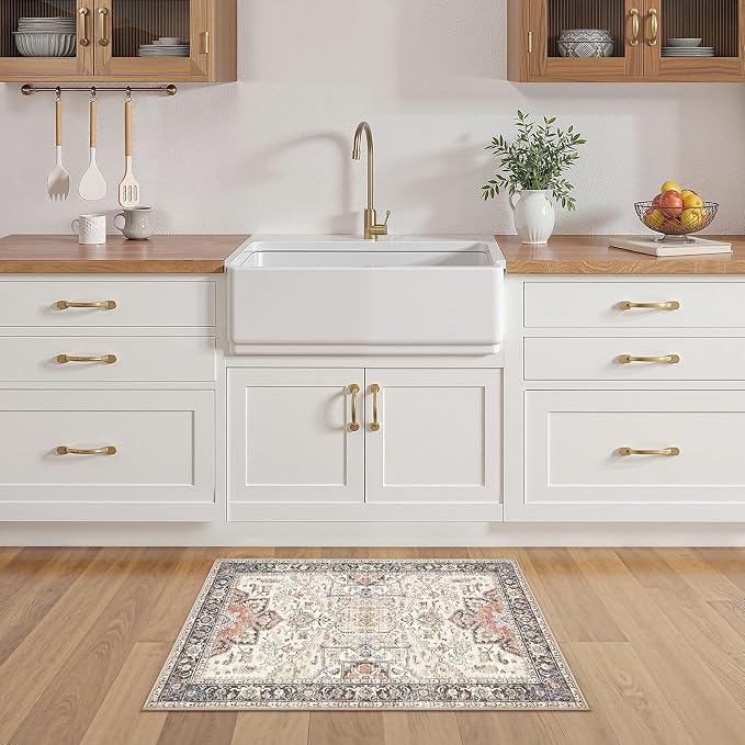 2x3 Washable Entryway Rug: Non-Slip Soft Small Indoor Area Rug - Image 2