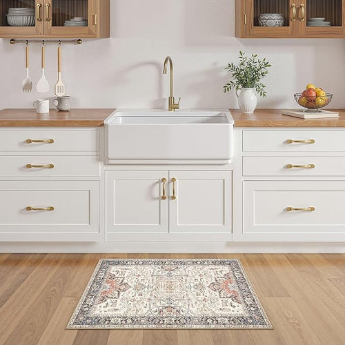 2x3 Washable Entryway Rug: Non-Slip Soft Small Indoor Area Rug - Image 2