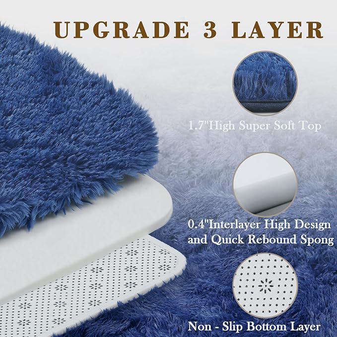 8x10 Area Rugs for Living Room Bedroom, Large Area Rug Shaggy Carpet Soft Plush - Image 5