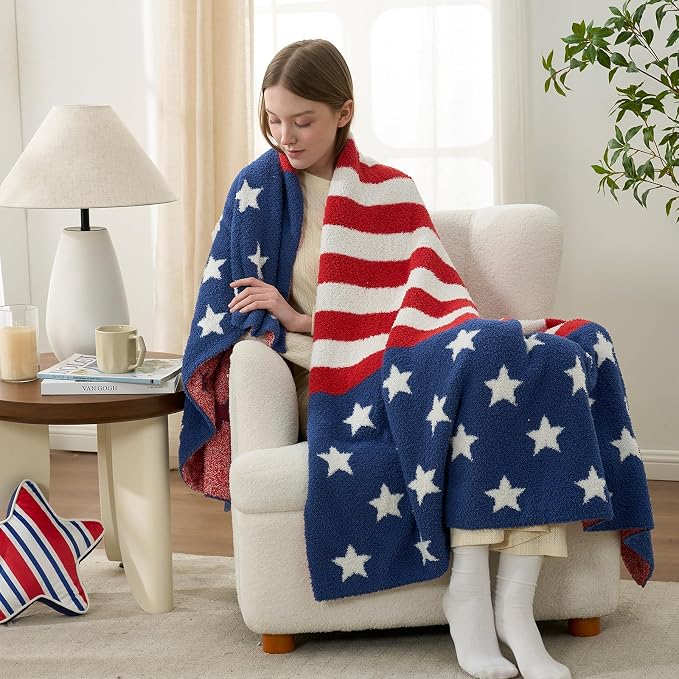 Snuggle Sac American Star Patriotic Throw Blanket - Image 4