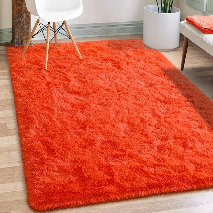Merelax Soft Modern Indoor Shaggy Area Rug by Merelax