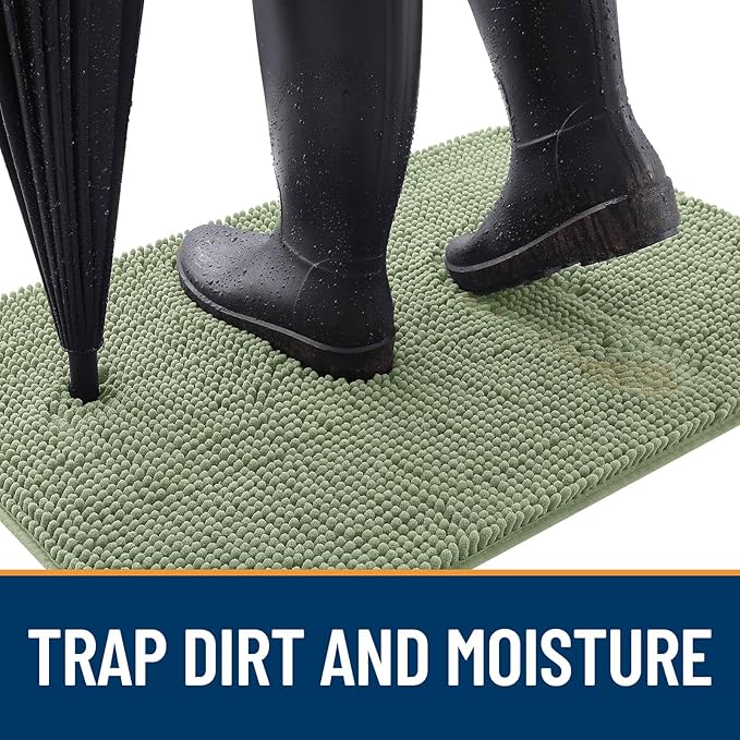 OLANLY Dog Door Mat for Muddy Paws 48x30, Absorbs Moisture and Dirt, Absorbent - Image 2