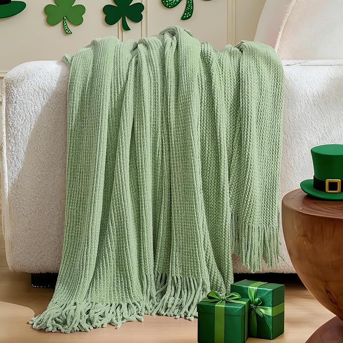 inhand Basil Green Throw Blanket - Image 3