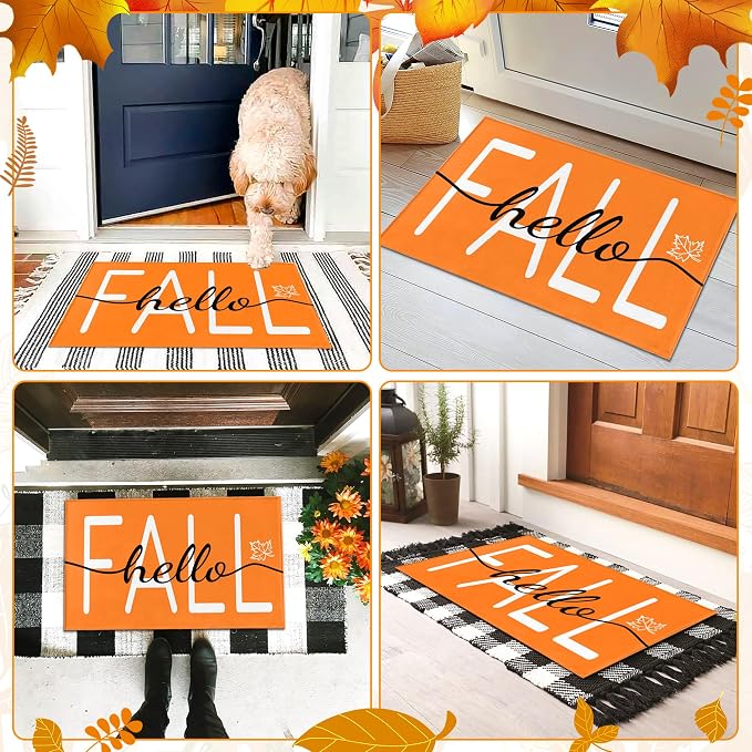 Hello Fall Door Mat - Image 5