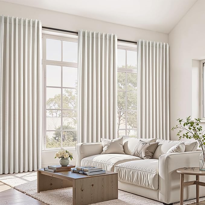 Topfinel 132 Inch Curtains Extra Long Living Room - Image 5