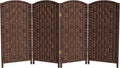 Red Lantern 3 ft. Short Diamond Weave Fiber Folding Screen by RedLantern