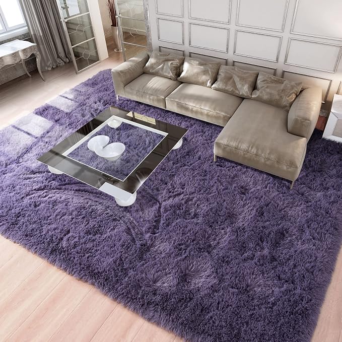 Merelax Soft Modern Indoor Large Shaggy Rug - Image 5