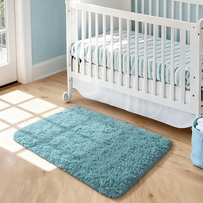 Merelax Modern Soft Fluffy Small Shaggy Rug - Image 2