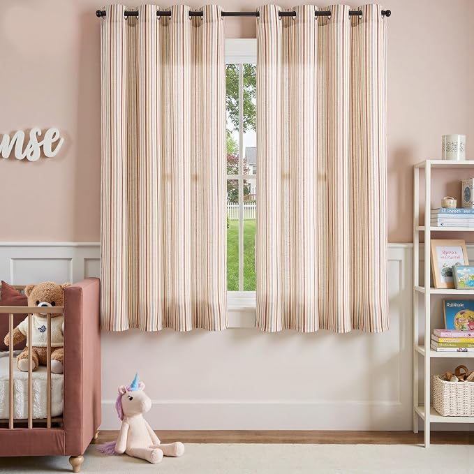 jinchan Colorful Linen Curtains - Image 2