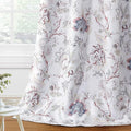 H.VERSAILTEX Blackout Curtains 108 Inch Length 2 Panels Set Floral Print by HVERSAILTEX