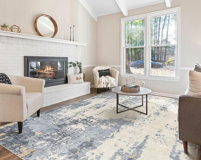 UERMEI 5x7 Area Rug Living Room Rugs - Image 8