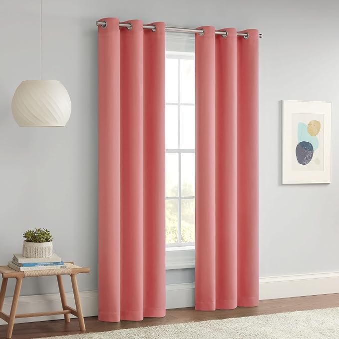 Eclipse Darrell Modern Blackout Thermal Grommet Window Curtains - Image 7