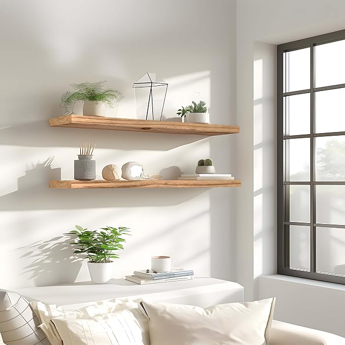 PHPH 36 Inch Wood Floating Shelves - Image 4