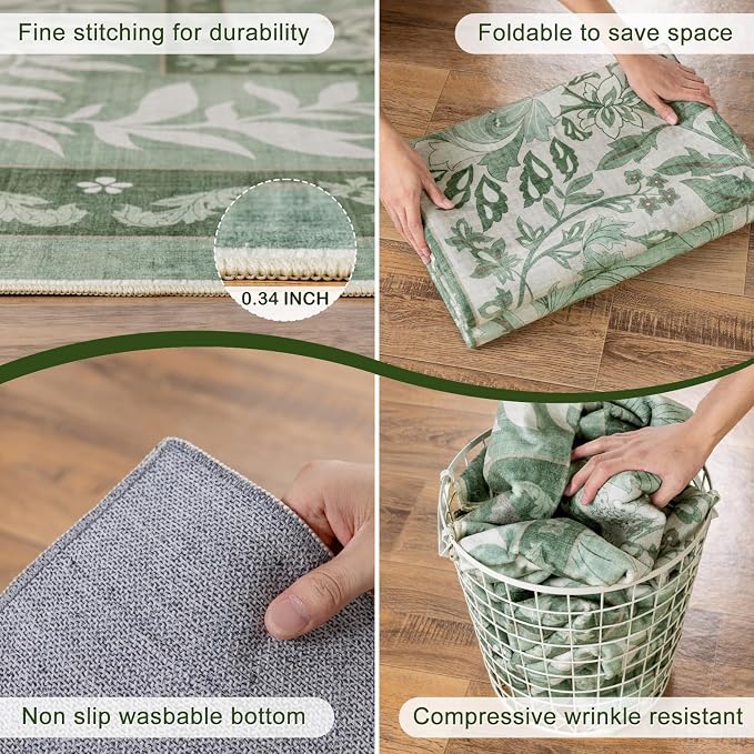 LIANLAM Washable Rug Area Rugs for Living Room - Image 9