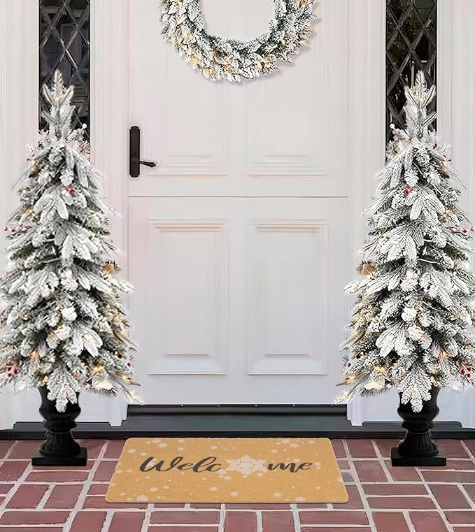 FGSS Winter-Snow-Welcome-Doormat Outdoor-Entrance - Image 6