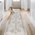 GENIMO 2x9 Runner Rugs for Hallway, Machine Washable Non Slip Vintage Rugs by GENIMO