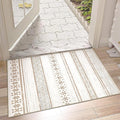 BESTSWEETIE 2x3 Area Rugs for Living Room Washable Moroccan Farmhouse Neutral by BESTSWEETIE