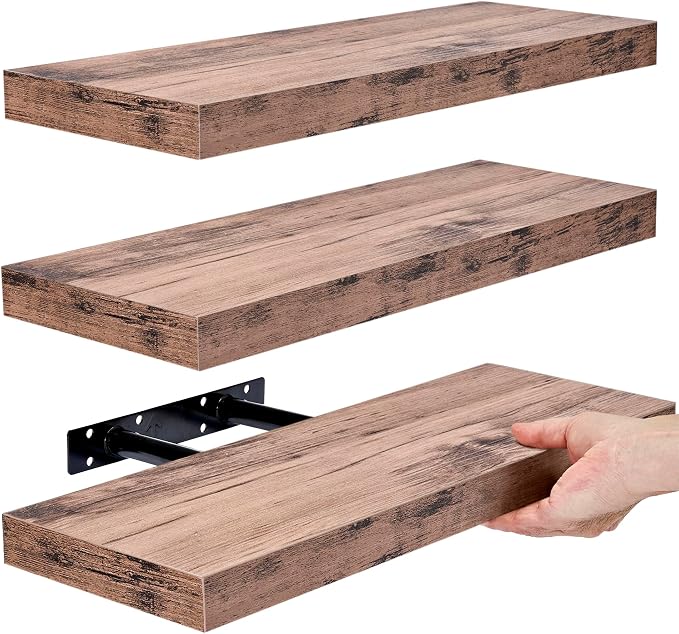 Sorbus Floating Shelves for Wall – 16 Inch Floating Shelf for Kitchen, Living - Image 9