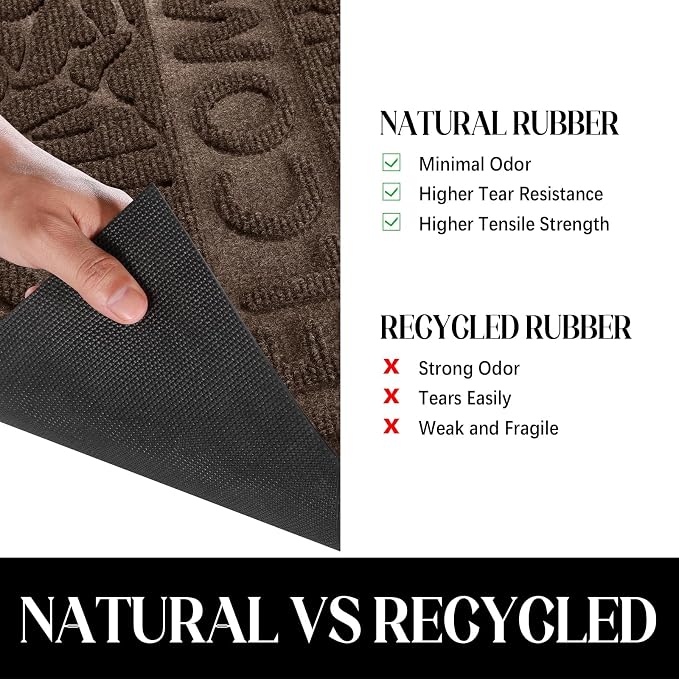 Yimobra Welcome Mat Outdoor 29.5x17, Waterproof Non-Slip Outdoor Mats - Image 4