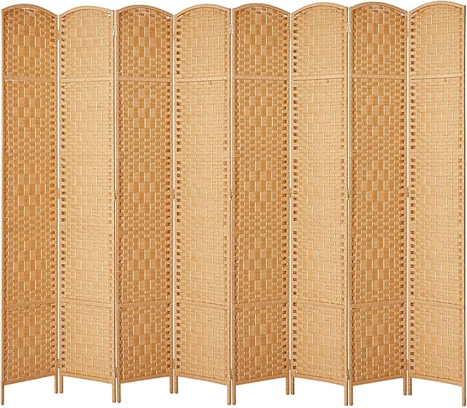 Rose Home Fashion Room Divider, 6 ft Tall Room Dividers and Folding Privacy - Image 8