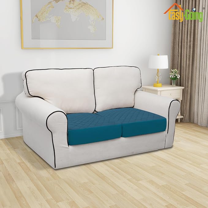 Easy-Going Waterproof Loveseat Cushion Covers, Non-Slip Leakproof Sofa Seat - Image 2
