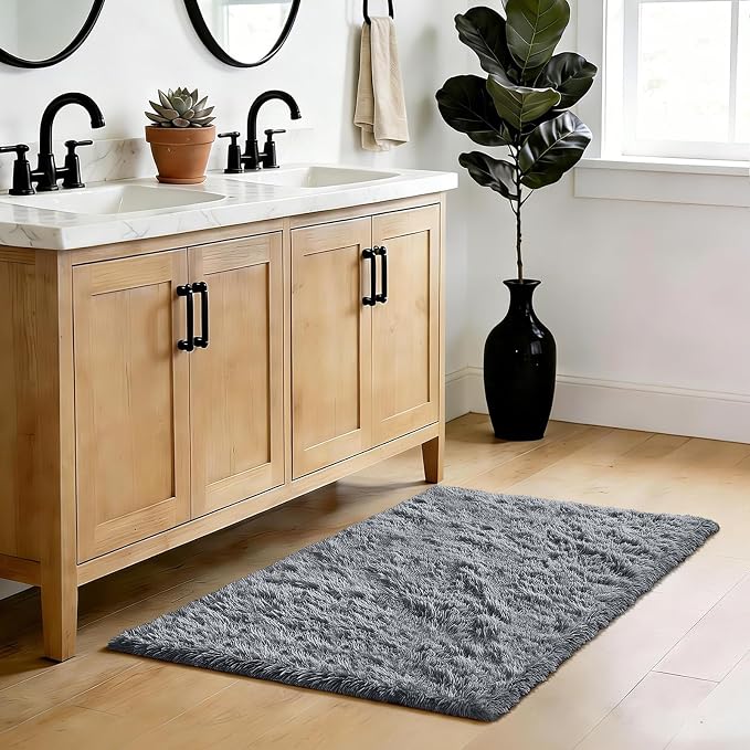 Soft Runner Rugs for Bedroom, Bedside Rug for Living Room Bedroom Kids Room - Image 3