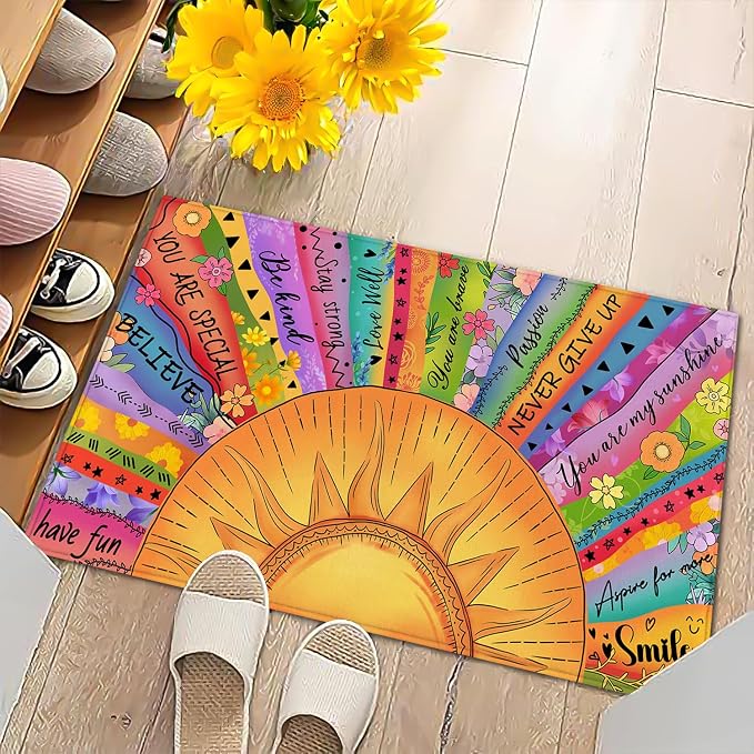 Boho Sun Doormat Bohemian Door Mat - Image 6