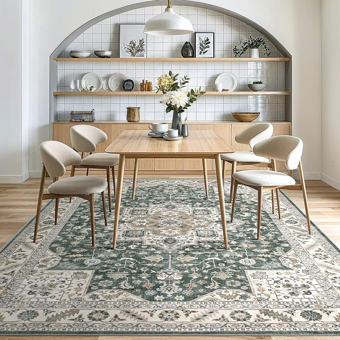 Vintage Living Room Area Rug 10x12 - Image 7