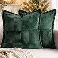 MIULEE Decorative Euro Sham Throw Pillow Covers by MIULEE