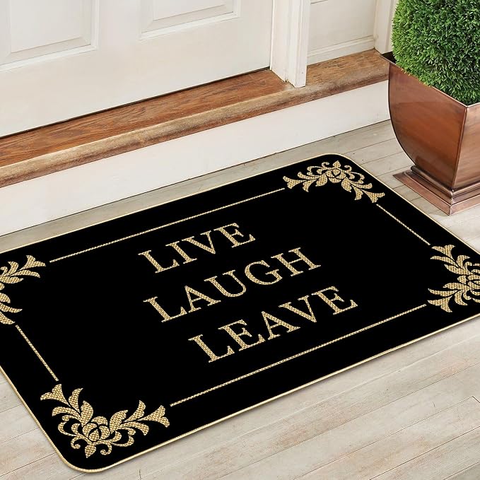 Funny Doormat Live Laugh Leave Door Mat 17 X 29 Inch Welcome Doormat Decorative - Image 8
