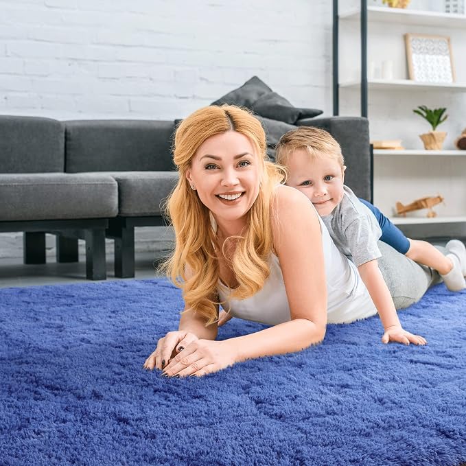 Merelax Soft Modern Indoor Large Shaggy Rug - Image 3