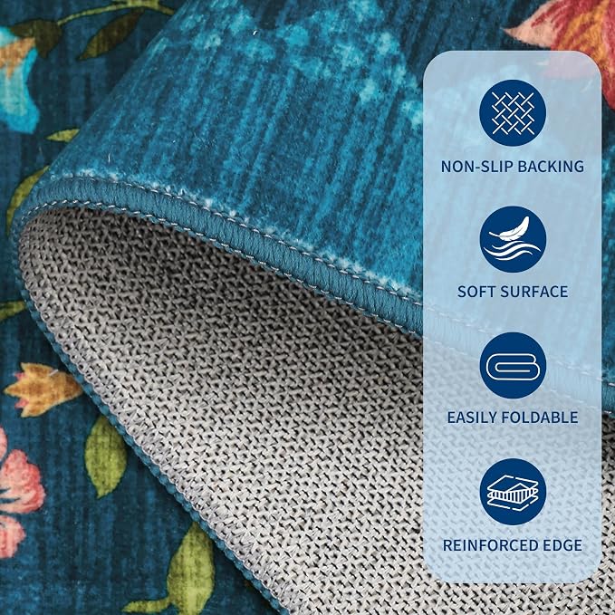 GarveeHome Washable Rug 4x6 Area Rugs - Image 6