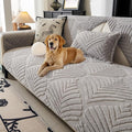 Sectional Couch Cover, Non-Slip Sofa Cover Plush Warm, Funny Fuzzy Pet Couch by PJLZJFBY