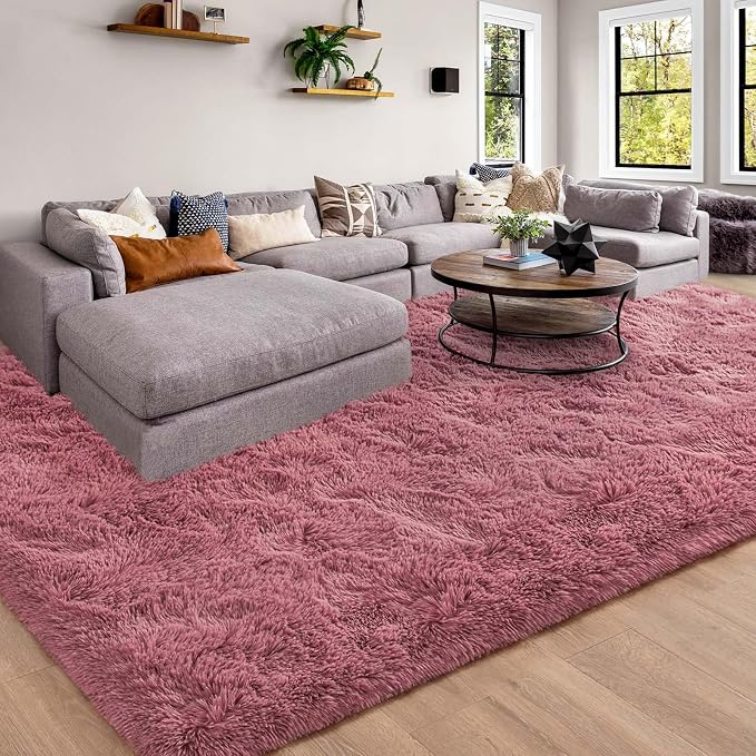 Merelax Soft Modern Indoor Large Shaggy Rug - Image 7