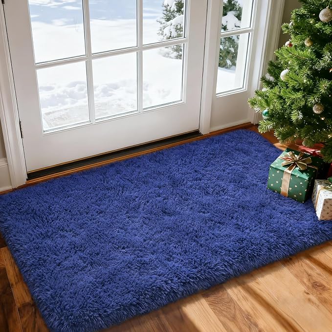 Merelax Modern Soft Fluffy Small Shaggy Rug - Image 2