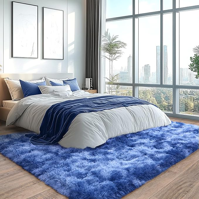Extra Large 9x12 Feet Fuzzy Rug Fluffy Rug - Image 3