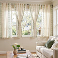 jinchan Weslie Boho Curtains for Bedroom 4 Pack Sage Green Vintage Floral by JINCHAN