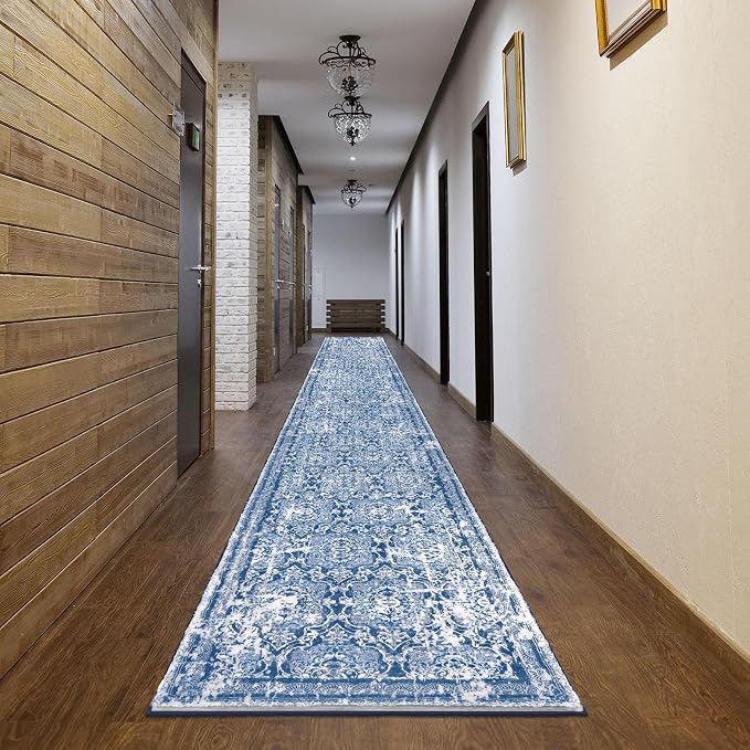 Vaukki Hallway Runner Rug, Vintage Shaggy Soft Laundry Rug Runner, Non Slip - Image 6