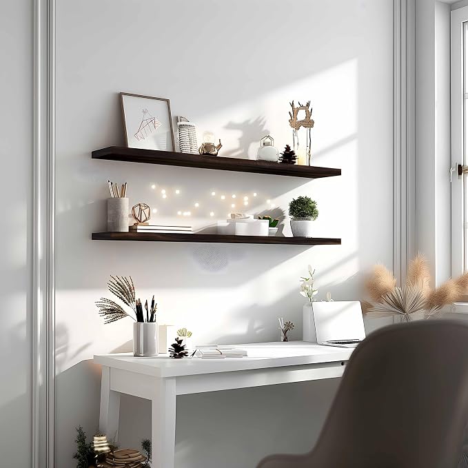 PHPH 48 Inch Wood Floating Shelves - Image 4